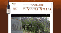 Desktop Screenshot of aigues-belles.com