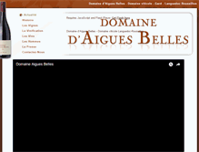 Tablet Screenshot of aigues-belles.com